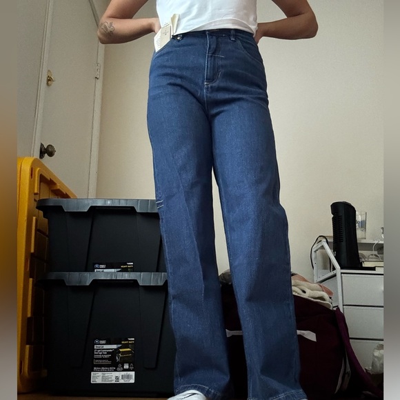 Thrills High Rise Blue Women's Jeans - Picture 1 of 3